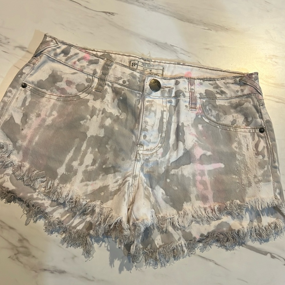 FREE PEOPLE Icing Wash Shorts
